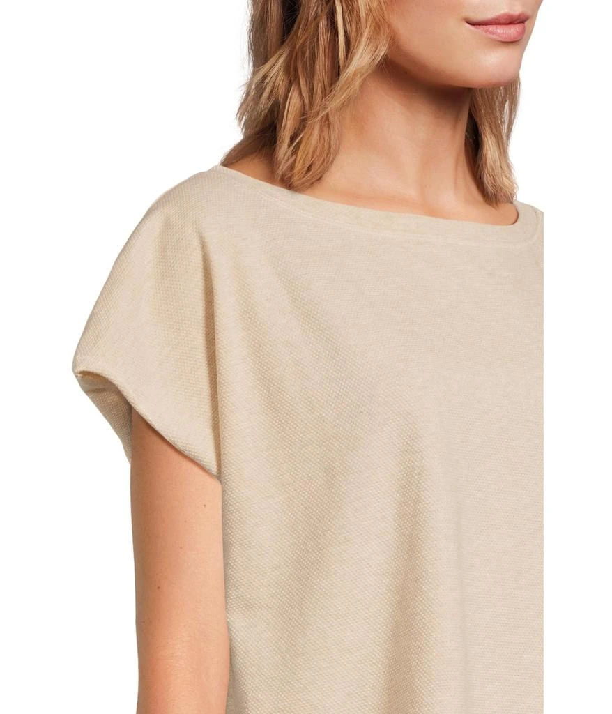 Mod-o-doc Short Sleeve Dolman Curved Hi-Lo Hem Top 4