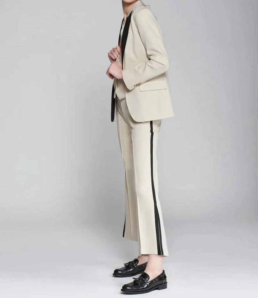 VILAGALLO Vilagallo - Contrast Lapel Heather Jacket 3