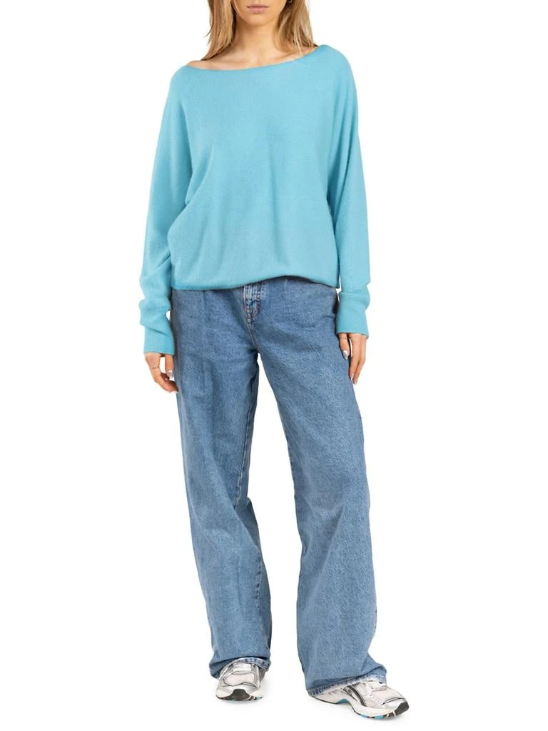 CRUSH CASHMERE Yangon Cashmere Boatneck Sweater 2