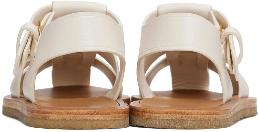 The Row Off-White Fisherman Sandals 2