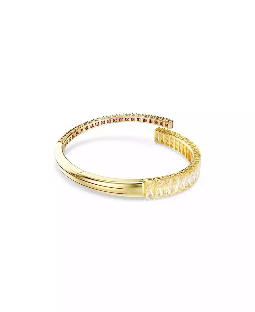 Swarovski Swaroski Matrix Gold-Tone Plated Bangle 3