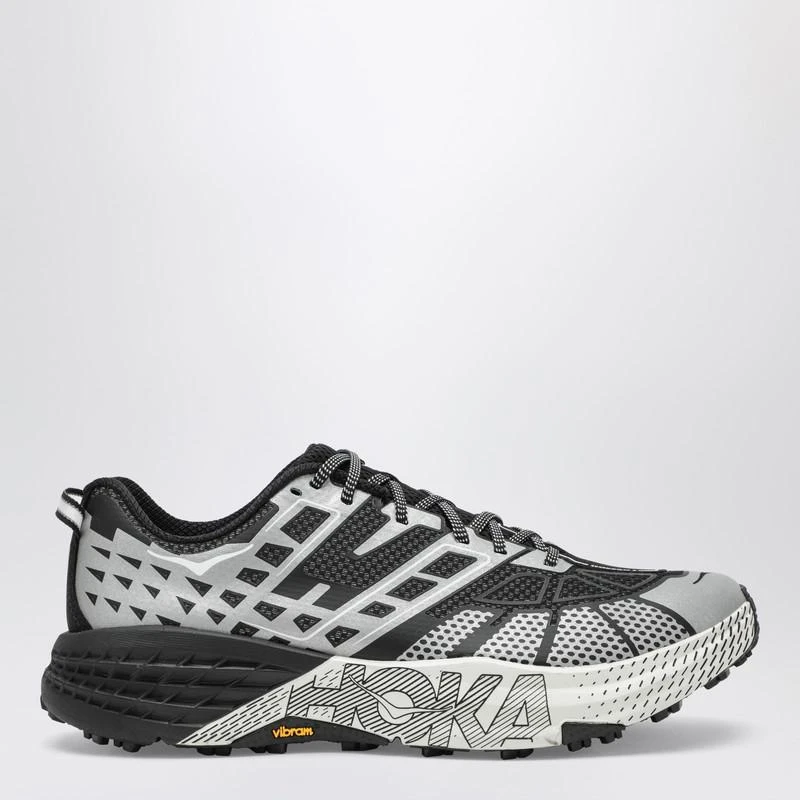 Hoka One One Speedgoat 2 sneakers in Black/Stardust