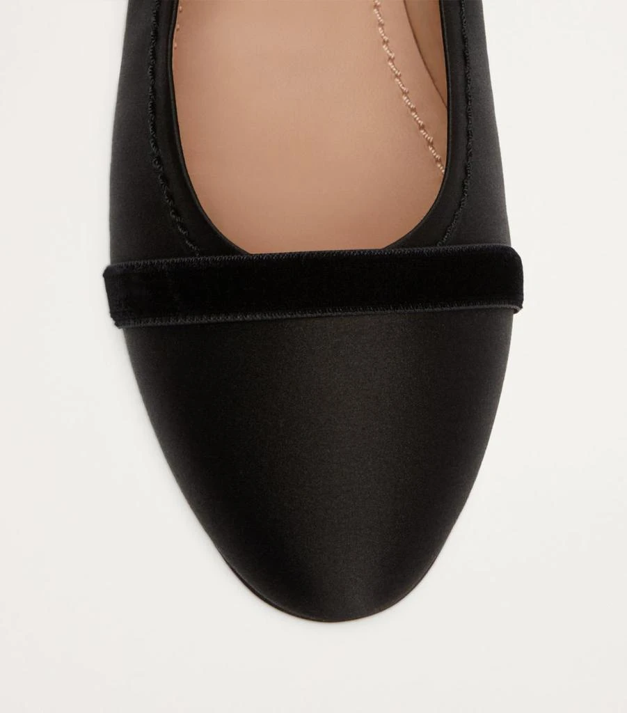 Malone Souliers Satin Spencer Ballet Flats 5