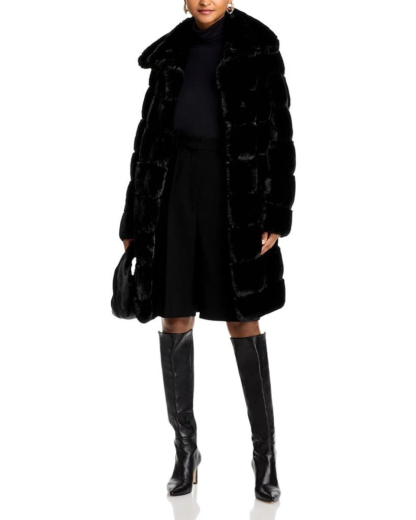 Adrienne Landau Faux Fur Coat 2