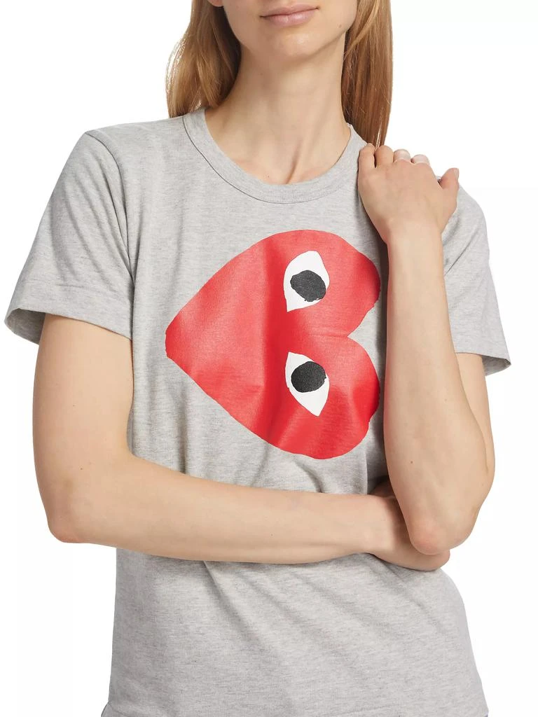 Comme des Garcons Play Heart Logo T-Shirt 5