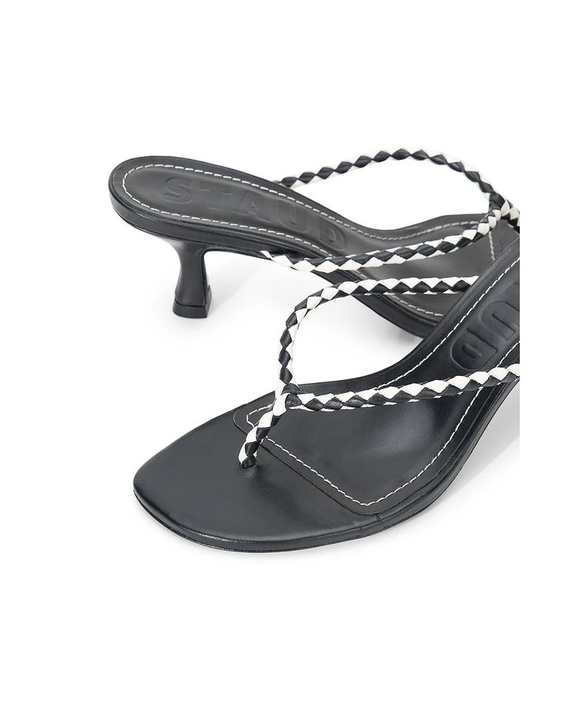 Staud Women's Freja Thong Kitten Heel Sandals 5
