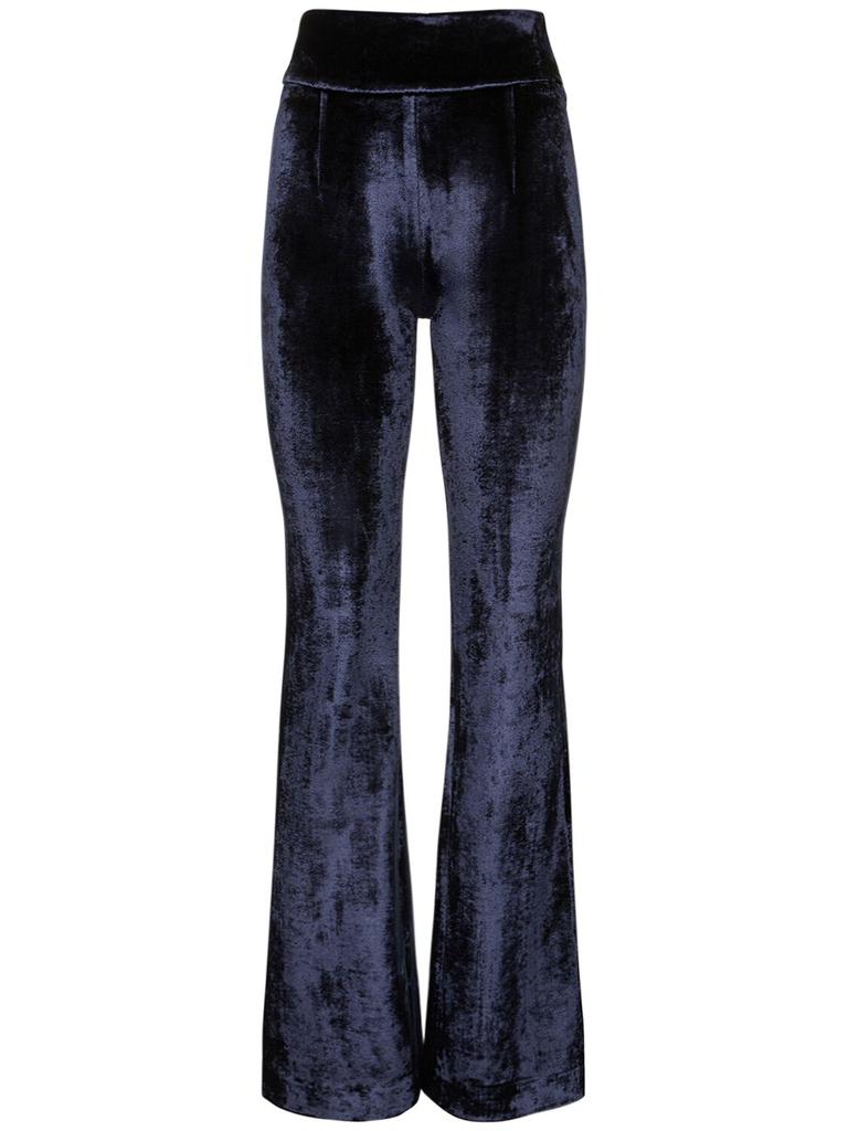 GALVAN Bonded Velvet High Waisted Pants