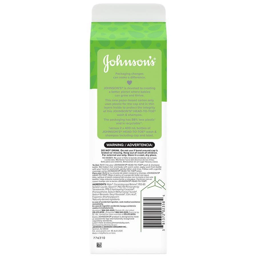 Johnson's Baby Head-to-Toe Wash & Shampoo Refill 3