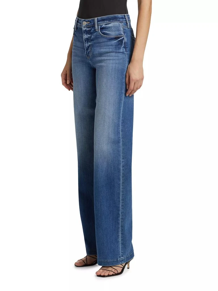 L'Agence Clayton High-Rise Wide-Leg Jeans 4