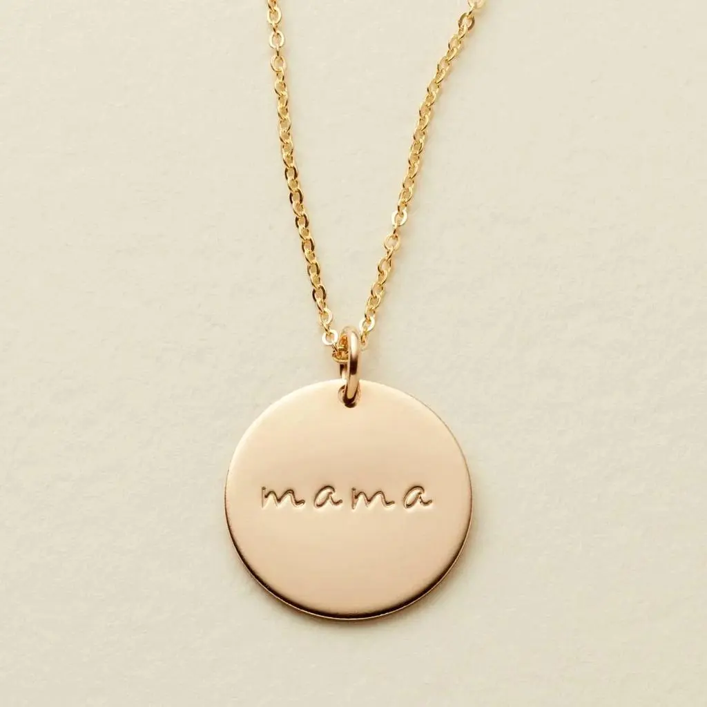 Made By Mary Made By Mary - Mama Disc Necklace