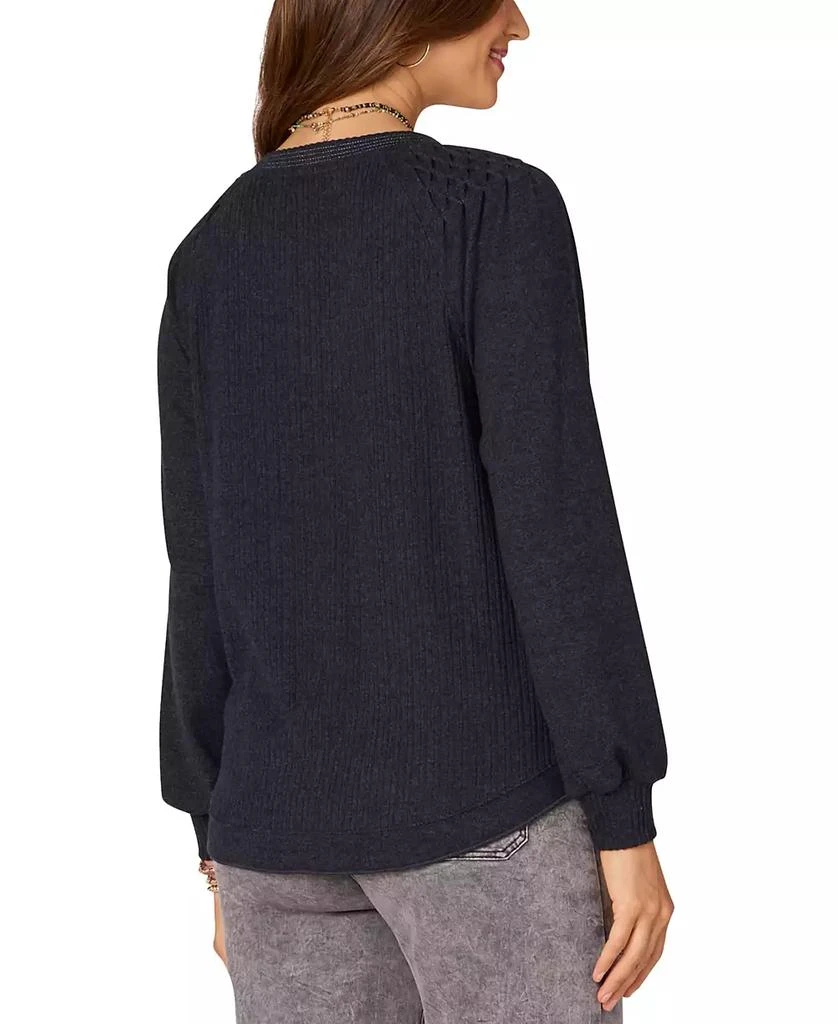 Democracy Women's Smocked-Trim Blouse 2