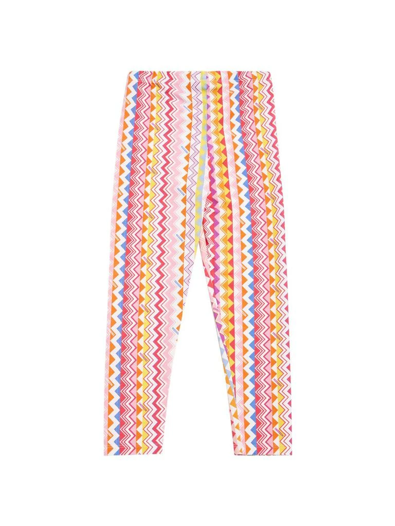 Missoni Printed Cotton Blend Jersey Leggings 2