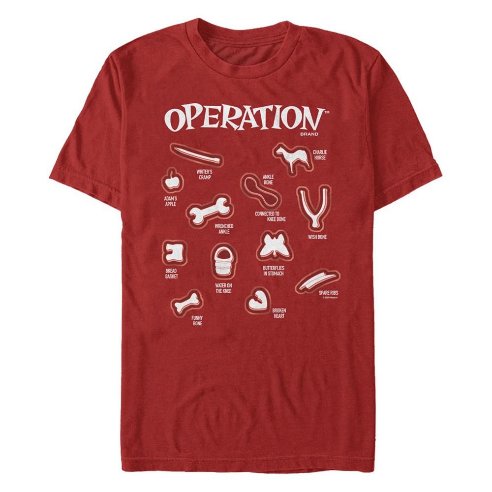Fifth Sun Men's Operation Parts Short Sleeve Crew T-shirt