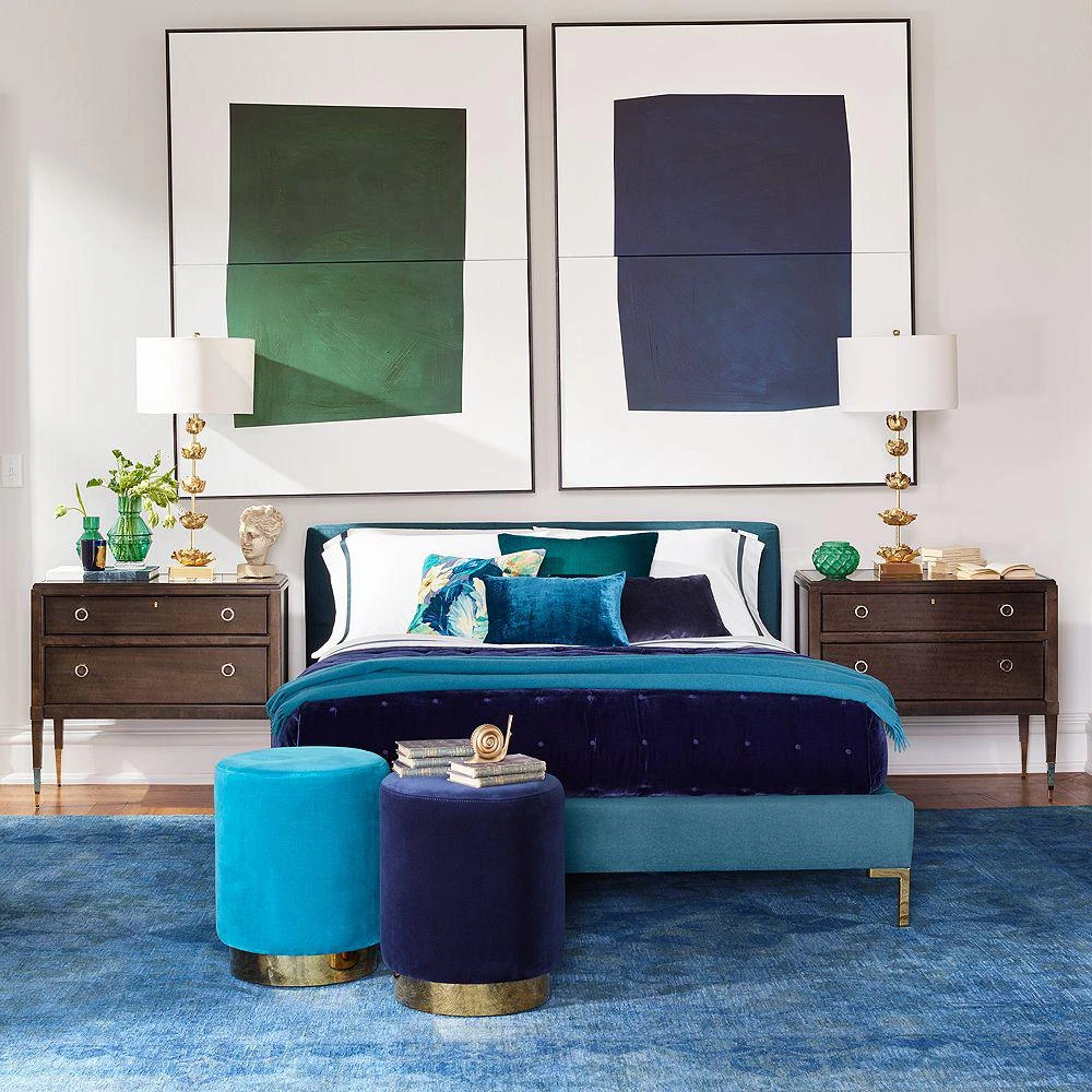 Yves Delorme Cocon Velvet Counterpane Quilt 4