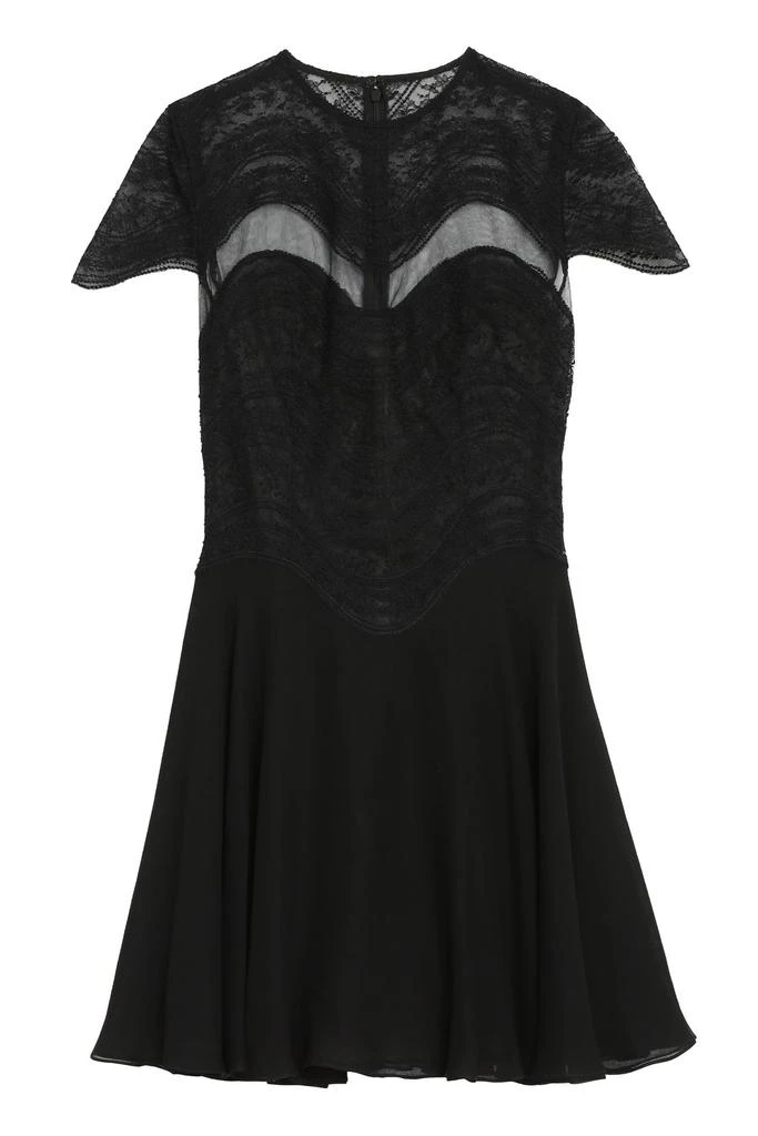 Costarellos Costarellos Lace Detailed Short-Sleeve Dress 1