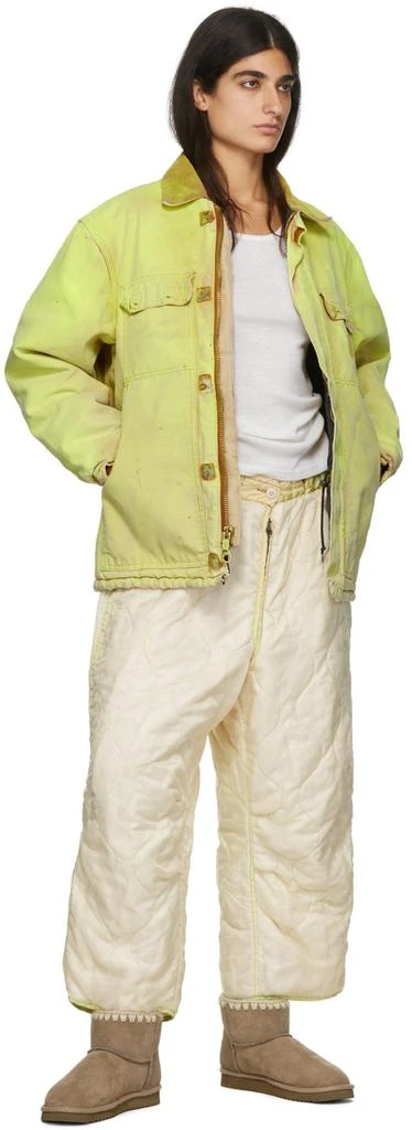 NOTSONORMAL Yellow Polyester Trousers 4