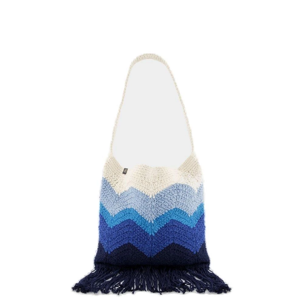 Nannacay Nannacay Priya Crochet Gradient Tote Bag 1