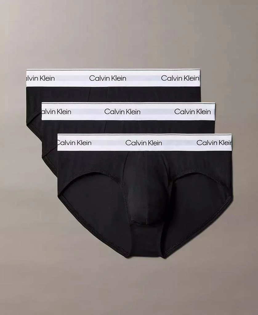 Calvin Klein Men's 3-Pk. Icon Stretch Hip Briefs 1