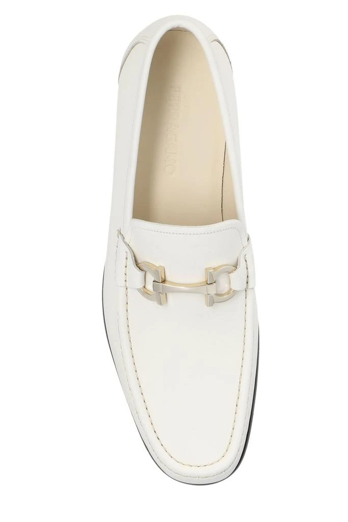 Salvatore Ferragamo Ferragamo Gancini-Plaque Slip-On Loafers 4