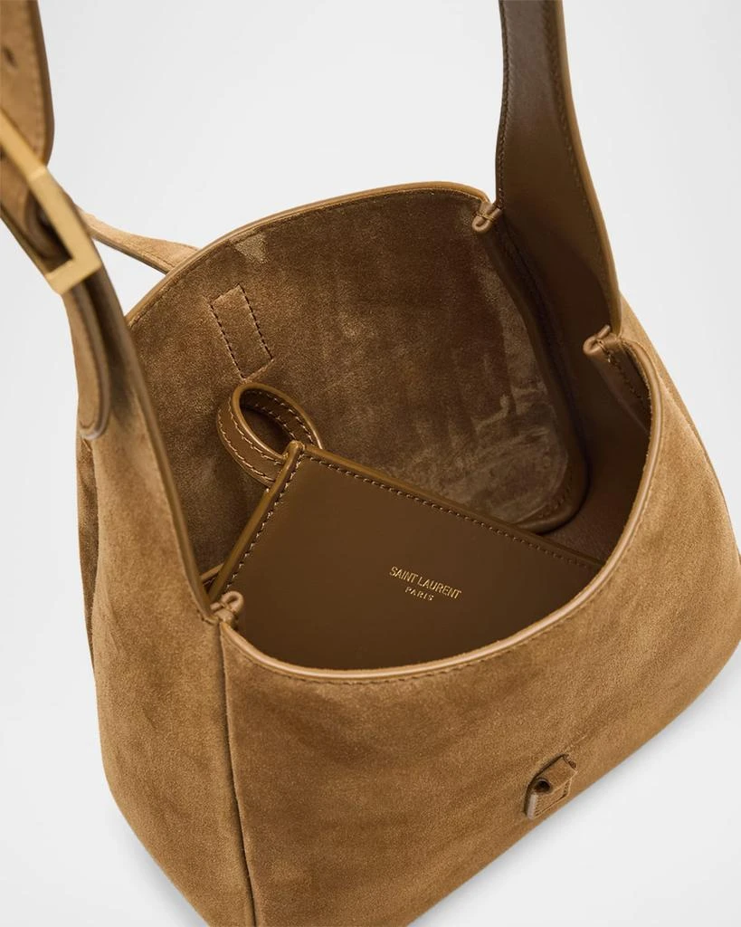 Yves Saint Laurent Le 5 A 7 Baby YSL Hobo Bag in Suede 4