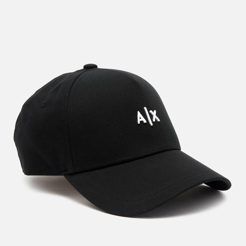 Armani Exchange Armani Exchange Men's Small Ax Logo Cap - Black/White 3