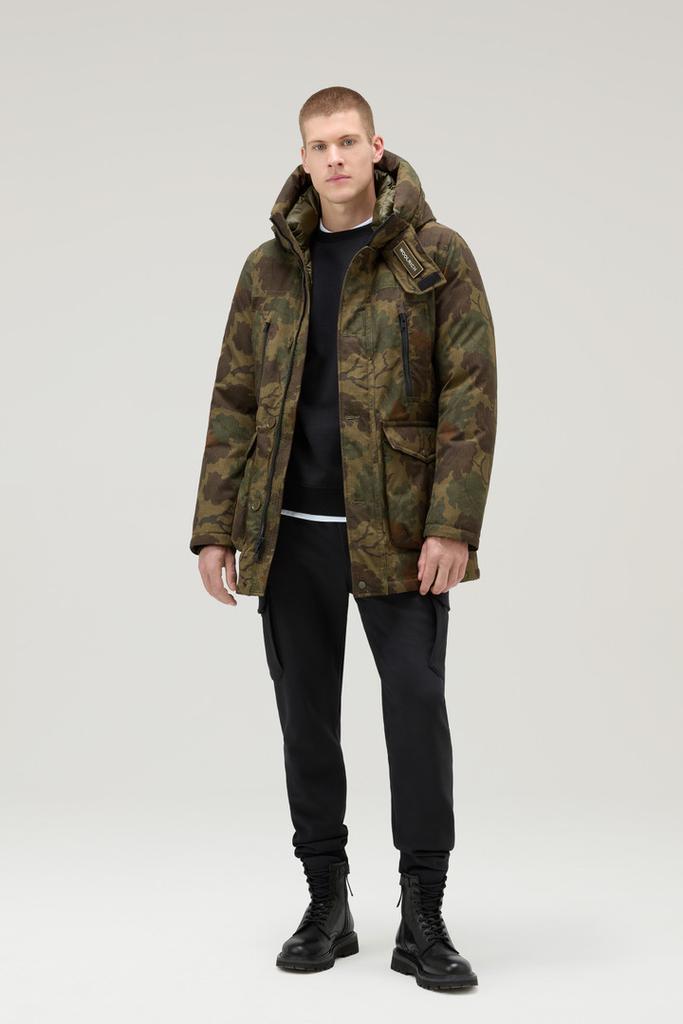 Woolrich Mitchell Arctic Parka Evolution in Ripstop Cotton - Men - Green