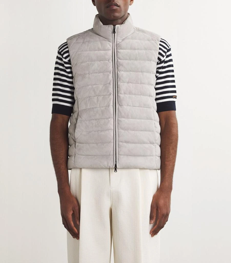 Paul & Shark Down Suede Gilet 3