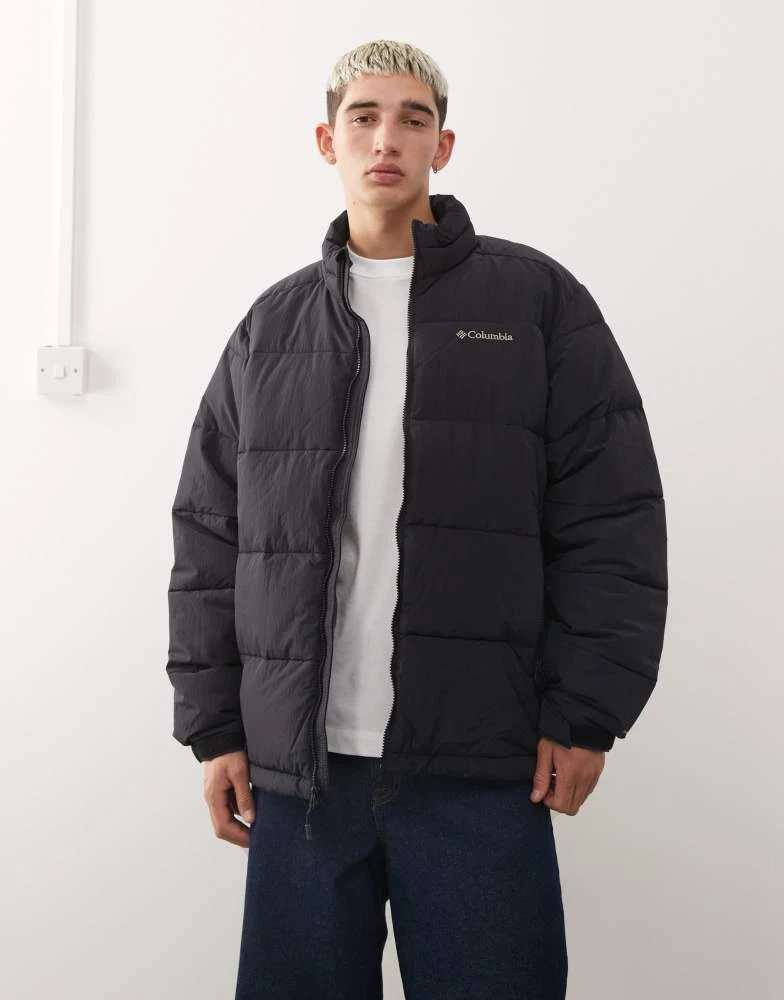 Shop Columbia Pike Lake novelty coat in black on Sale at