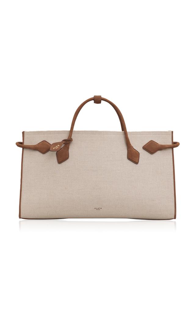 【ALAIA】 ☆送料関税込み☆ Khaima Small Leather Toteバッグ Khaima Small leather tote bag in neutrals - Alaia | Mytheresa
