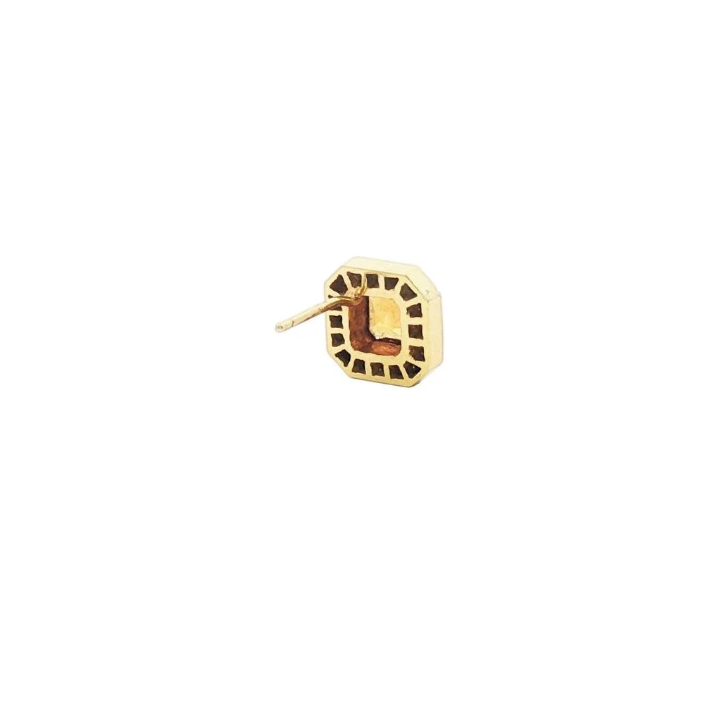 Monte Carlo Monte Carlo - Women
s Citrine Button Stud Earrings 4