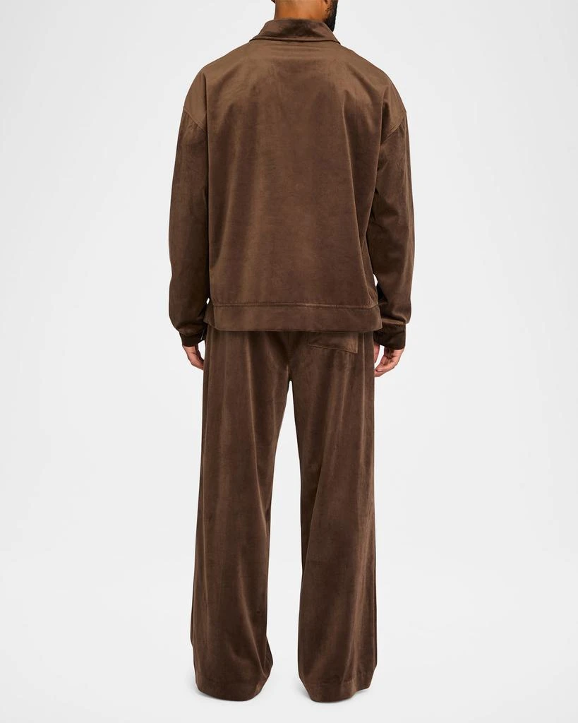 SER.O.YA Men's Charles Velvet Quarter-Zip Sweatshirt 3