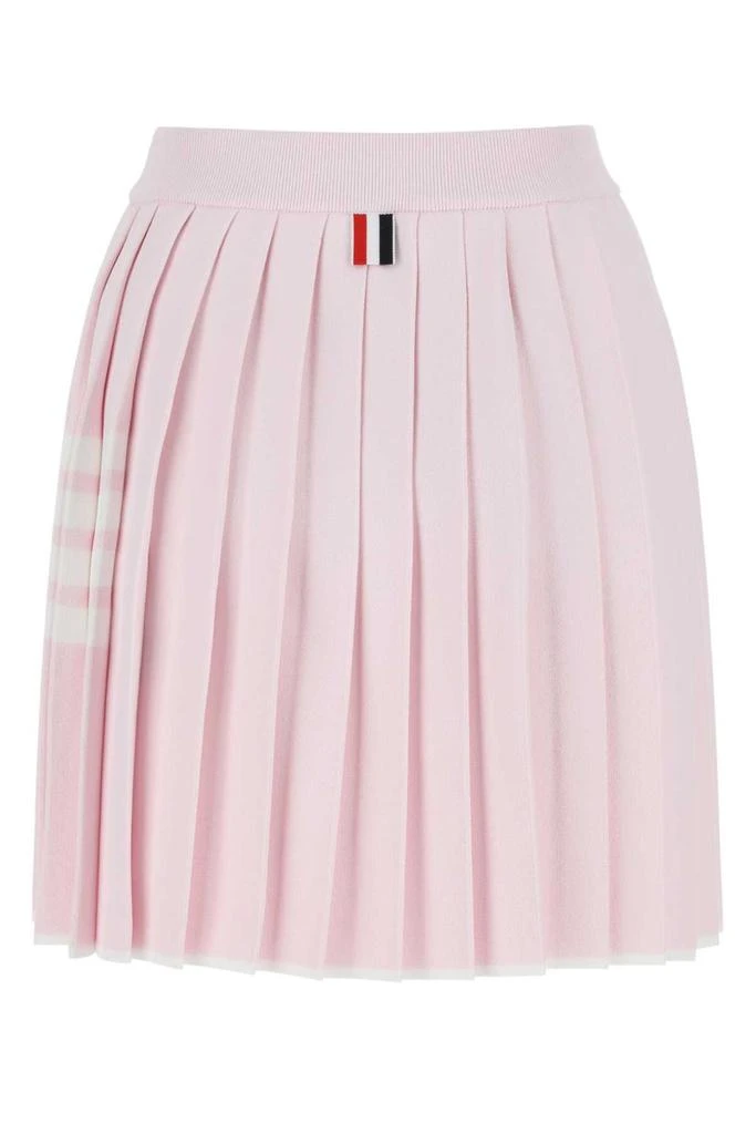 Thom Browne Thom Browne 4-Bar High Waist Pleated Skirt 2