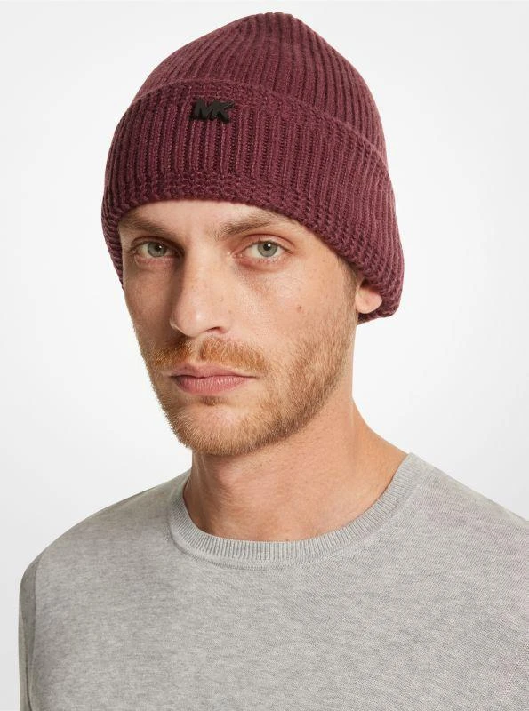 michael_kors Ribbed Knit Beanie Hat 2