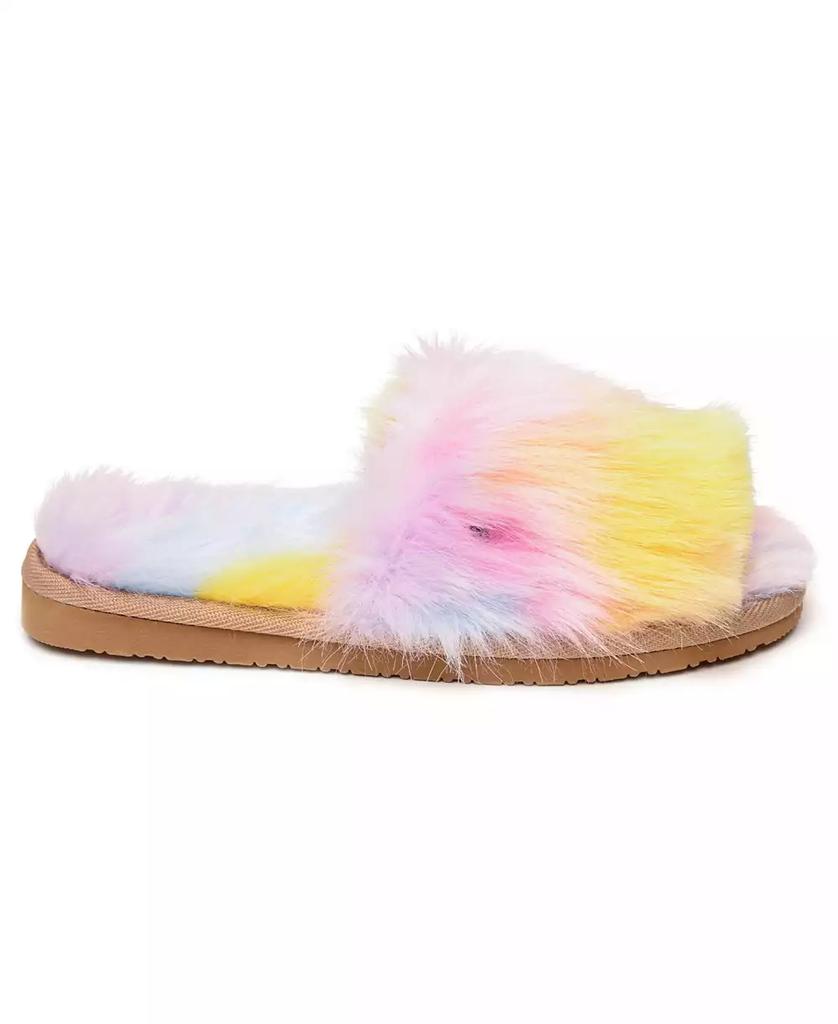 Minnetonka Little and Big Girls Lyla Faux Fur Slide Slippers