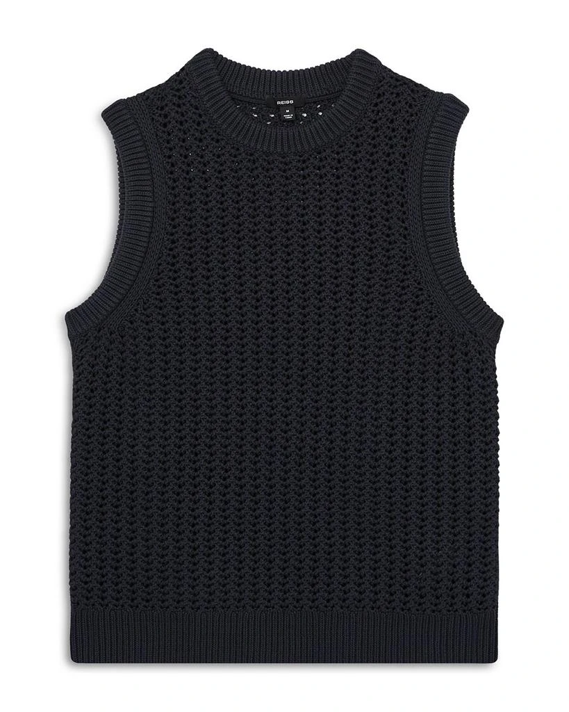 REISS Sleeveless Crochet Vest 7