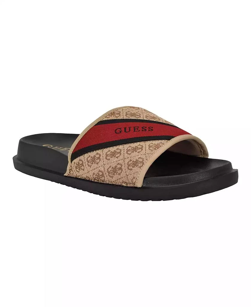 GUESS Men's Vellden Slip-on Lifted Fashion Slides 10