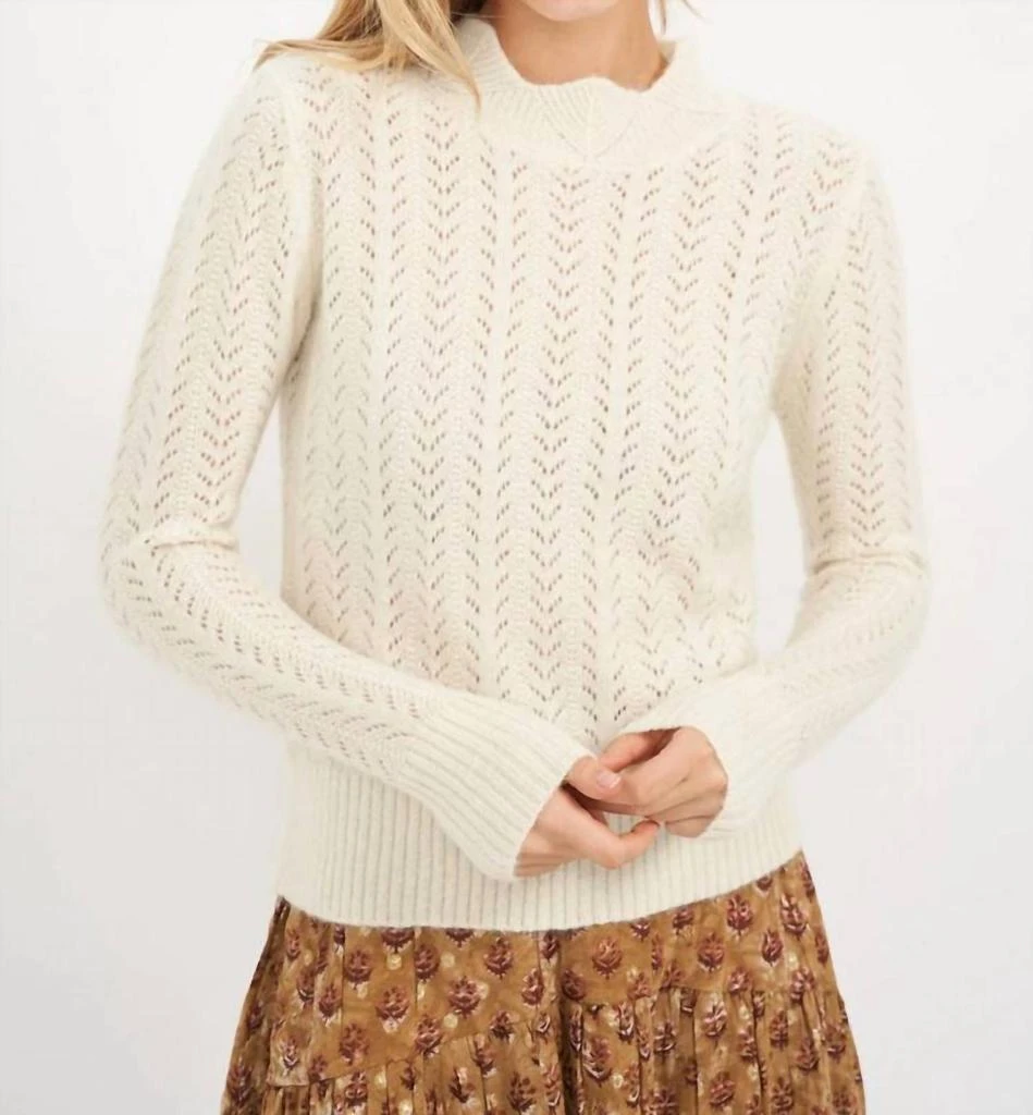 Marea Marea - Pointelle Sweater 1