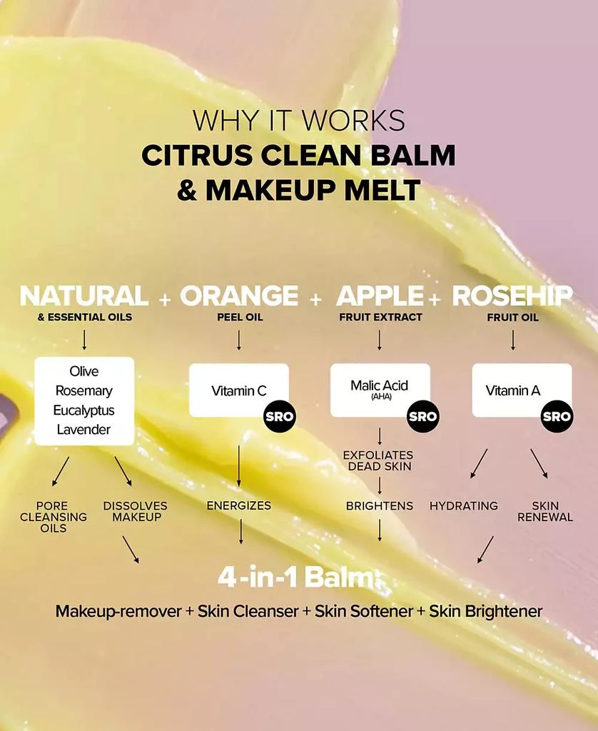 NUDESTIX Nudeskin Citrus Balm & Make-Up Melt, 2.03 oz. 7