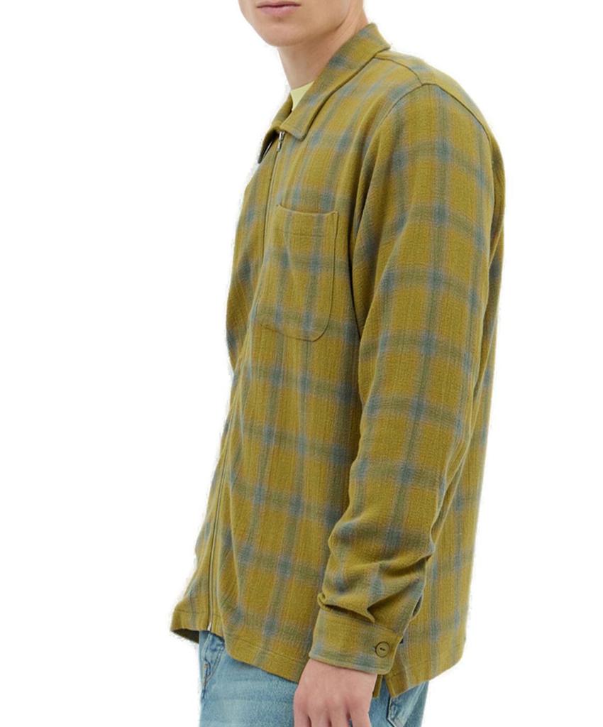 トップス STUSSY Zip Shirt Twisted Yarn Plaid STUSSY Stüssy Twisted Yarn Plaid Zip Shirt - Shirts