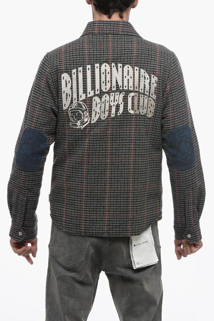Billionaire Boys Club Billionaire Boys Club Distric Check Motif Utility Overshirt with Embroidered Maxi 2