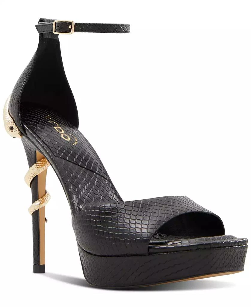ALDO Women's Medusa Two-Piece Snake Stiletto Sandals 1