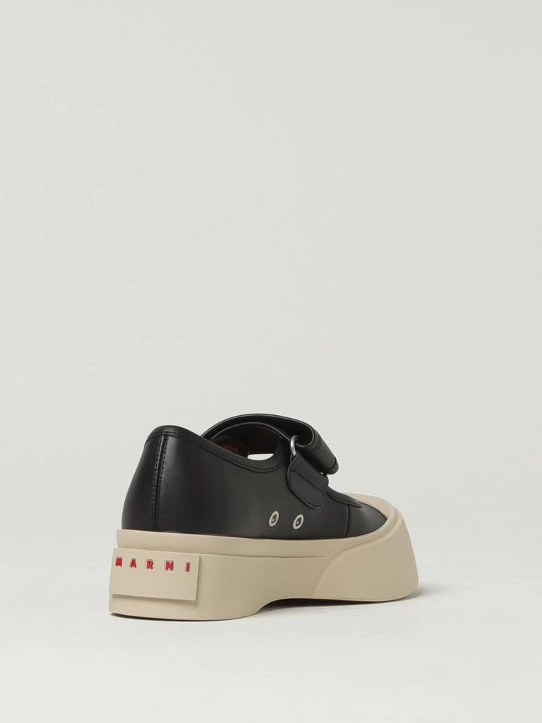 MARNI Marni Pablo Mary Jane in leather with logo 3