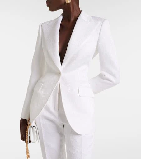 Dolce 
Gabbana Capri Turlington brocade blazer 6