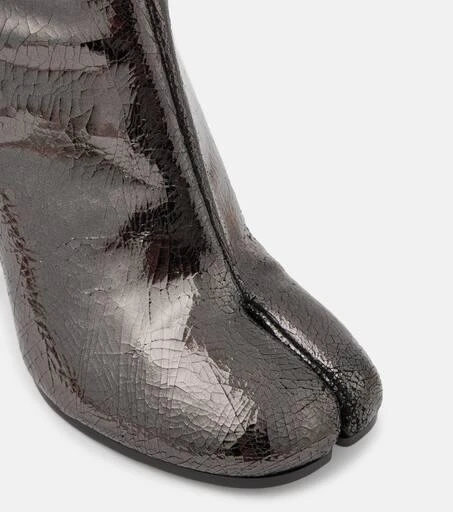 MAISON MARGIELA Tabi mirrored leather ankle boots 6