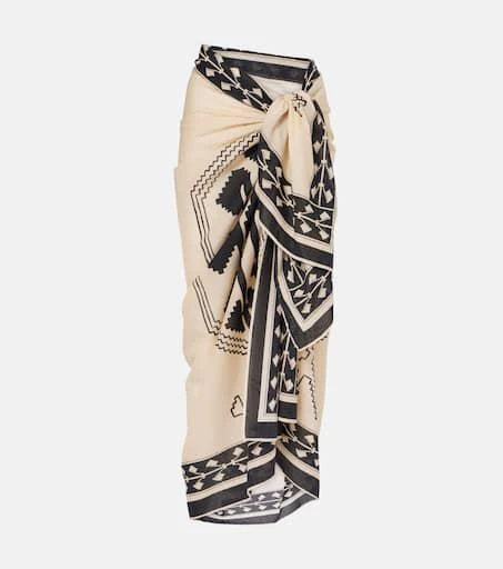JOHANNA ORTIZ Ayahuasca cotton beach cover-up 1