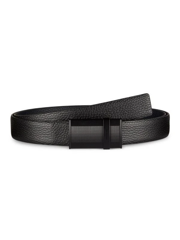 Salvatore Ferragamo Leather Box Frame Belt 1