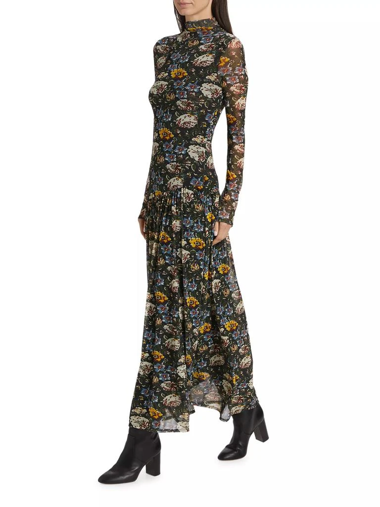 Rhode Mirabelle Floral Long-Sleeve Maxi-Dress 2