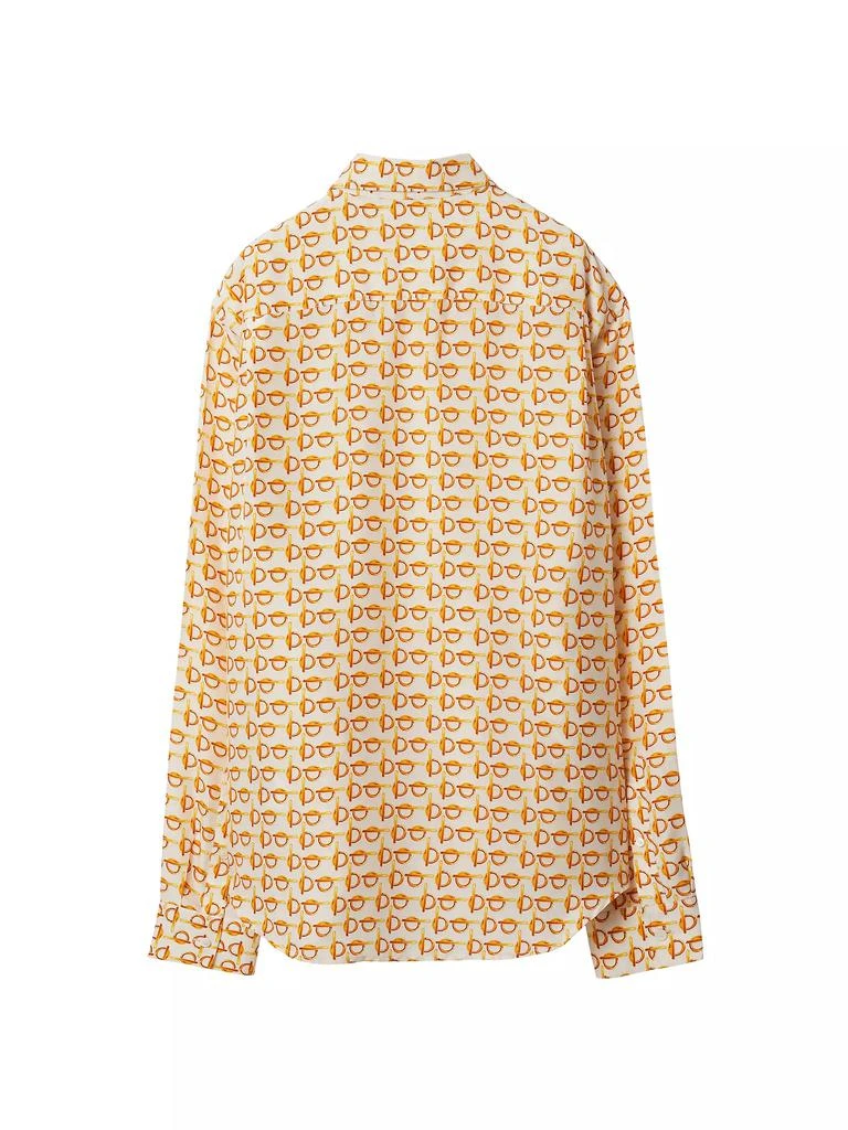 Burberry Printed Silk Blouse 2