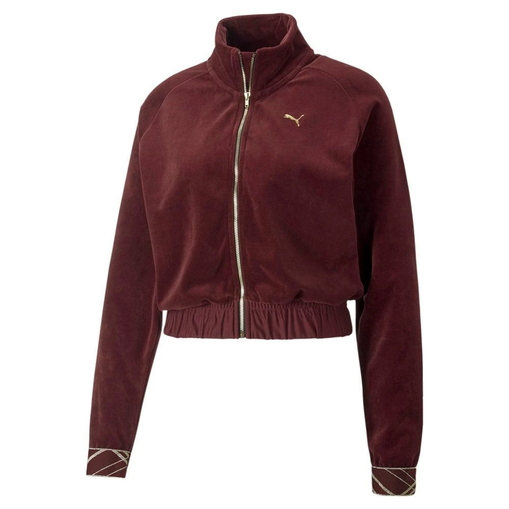 Puma Deco Glam Velour Full Zip Training Jacket