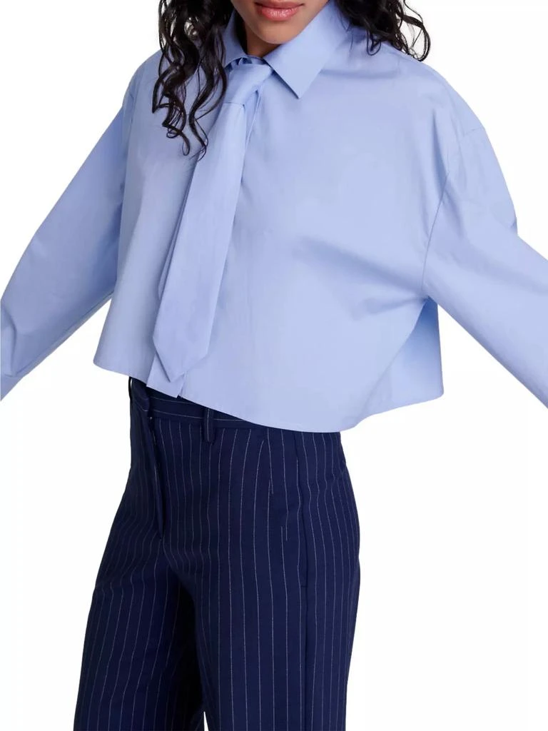 Maje Shirt with Removable Tie 5